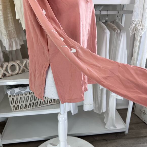 Nike Dri Fit blush pink women's size medium athletic jacket, athleisure #1381 - Picture 8 of 11